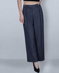 Pinstripe Pleated Trousers Suitpure