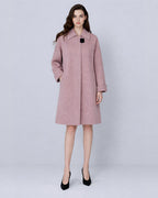 Reversible Cashmere Notch Lapel Coat