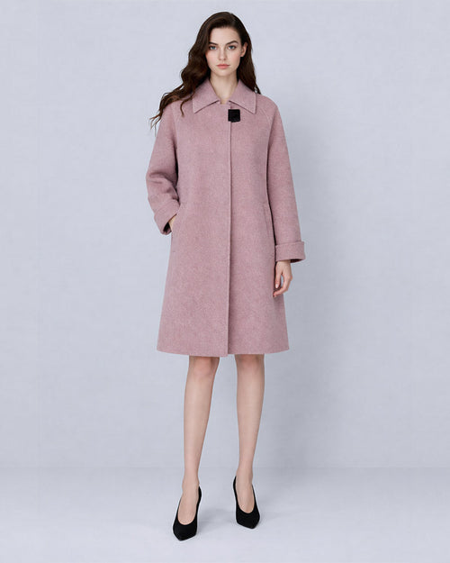 Reversible Cashmere Notch Lapel Coat Suitpure