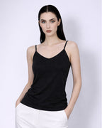 Ribbed Knit Camisole | Slim Fit Layering Essential Suitpure