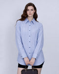 Striped Linen-Cotton Shirt | Relaxed Nautical Style Suitpure