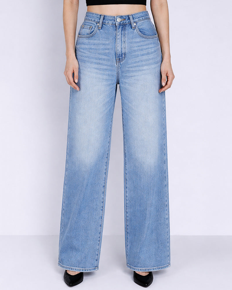 Summer Straight Leg Jeans in Blue Suitpure