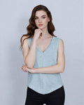 V-Neck Knit Vest for Layering