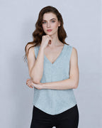 V-Neck Knit Vest for Layering