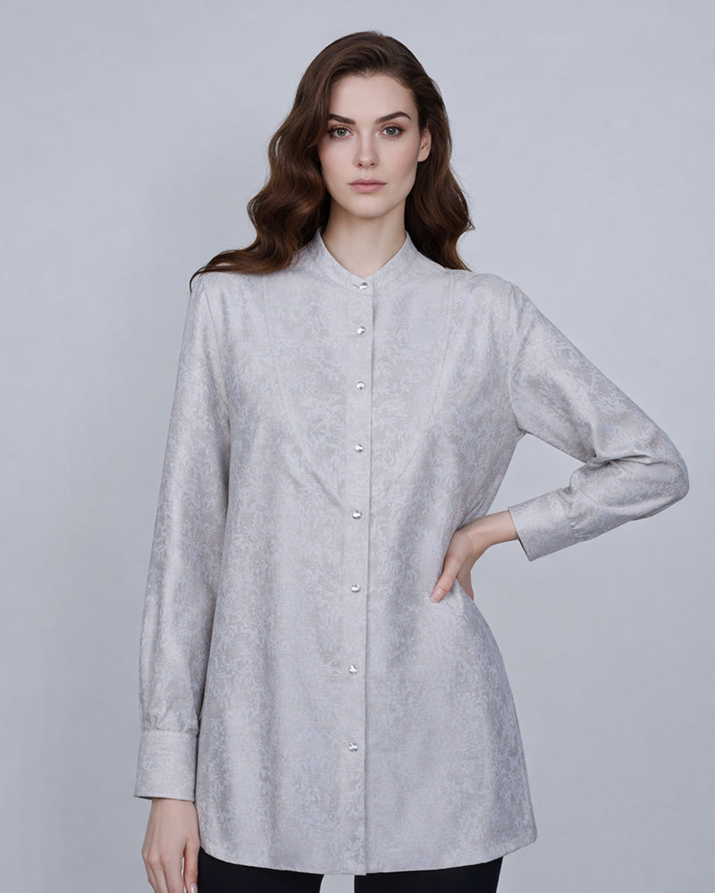 Wool Shawl Collar Blazer with Self-Tie Detail Suitpure