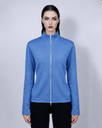 Zip Front Knit Cardigan in Multiple Colors Suitpure