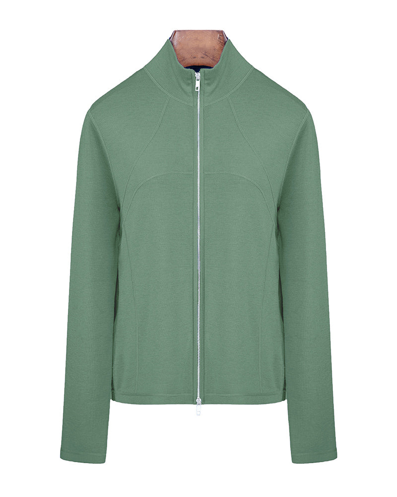 Zip Front Knit Cardigan in Multiple Colors Suitpure