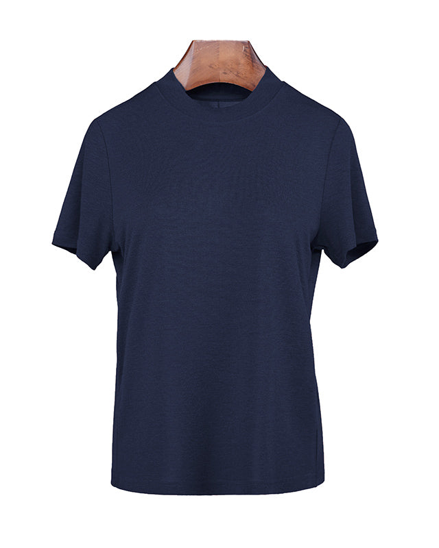 Lightweight Tencel Wool Knit Tee Suitpure