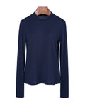 Lightweight Tencel Wool Crewneck Long Sleeve Tee Suitpure