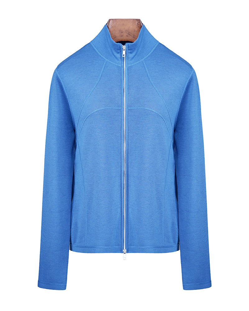 Zip Front Knit Cardigan in Multiple Colors Suitpure