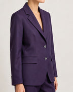 Linen Cotton Oversized Casual Blazer Suitpure