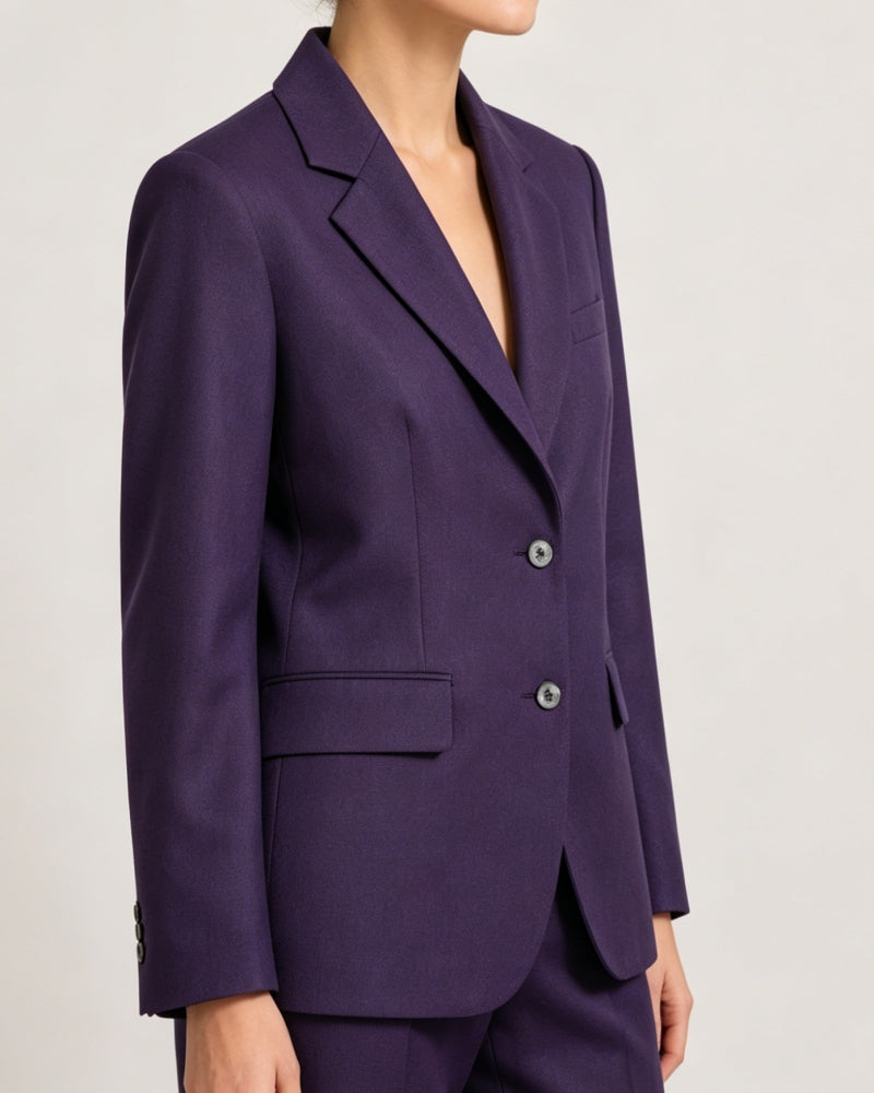 Linen Cotton Oversized Casual Blazer Suitpure