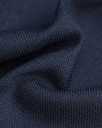 Navy Sleeveless V-Neck Midi Sheath Dress