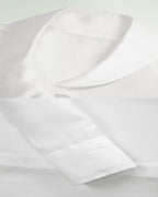 Elegant Bow Neck Tie White Loose Fit Chiffon Blouse Suitpure