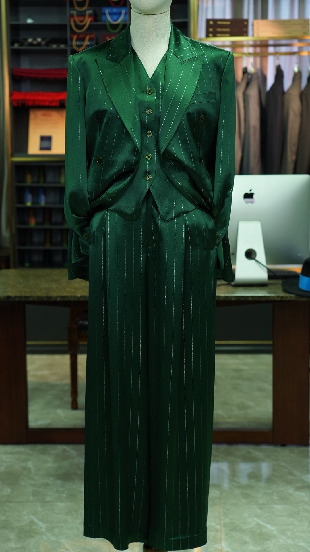 Two sample garments; final payment for brand labels.