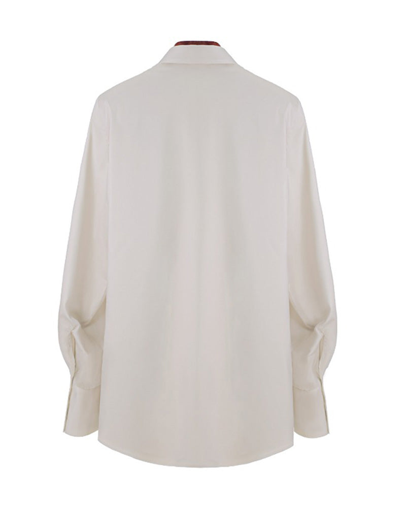 Mist Apricot Evening Breeze Work Blouse | Soft Drape Suitpure