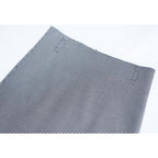 Classic Black-White Diamond Mesh Fishtail Midi Skirt Suitpure