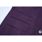 Linen Cotton Oversized Casual Blazer Suitpure