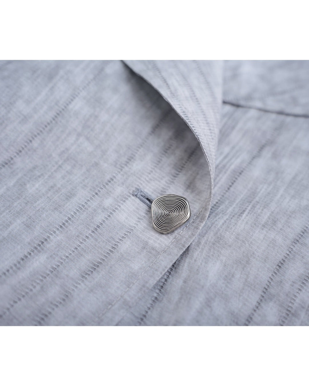Lightweight Unlined Long Ink Stripe Trench Coat Suitpure