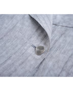 Lightweight Unlined Long Ink Stripe Trench Coat Suitpure