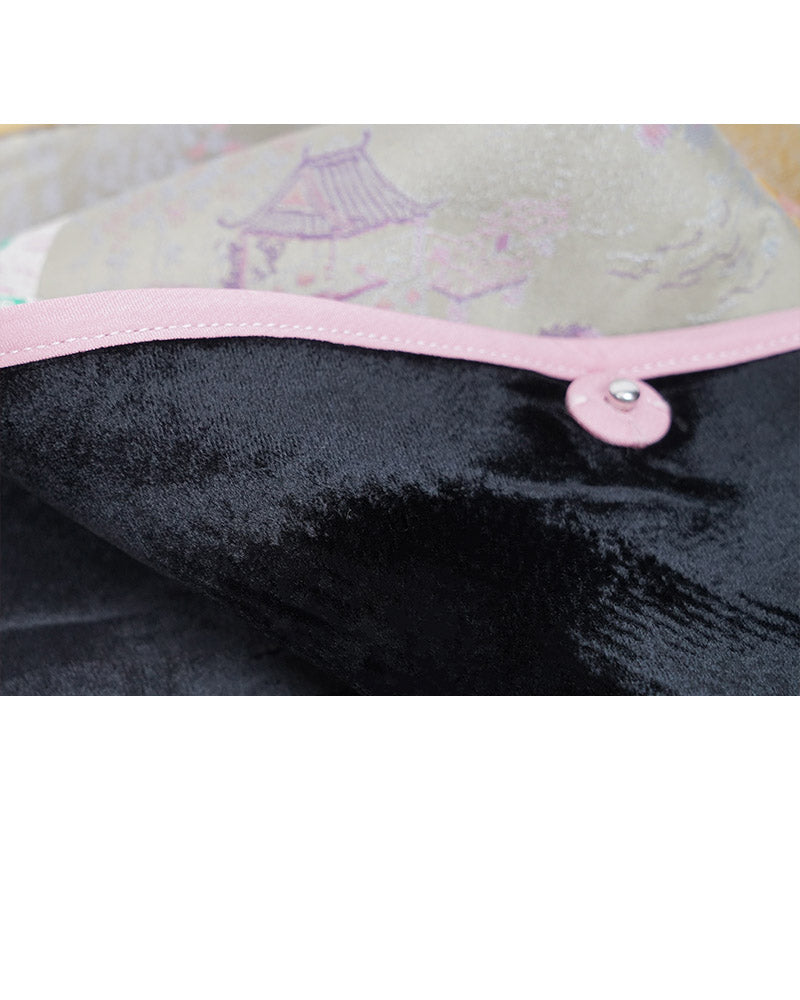 Song Brocade Art Patchwork Jacket Suitpure