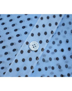 Seasalt Polka Dot Mandarin Collar Blouse with Self-Tie Suitpure