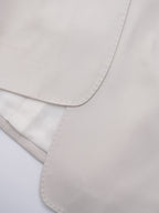 Light Taupe Notched‑Lapel Casual Blazer for Women