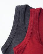 Minimal Deep V‑Neck Ribbed Layering Tank Top