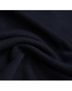 Mock‑Neck Wool‑Cotton‑Modal Soft Elbow‑Sleeve T‑Shirt Top