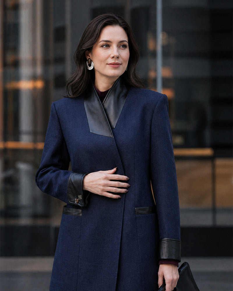 Starlight Blue Flannel Blazer Suitpure